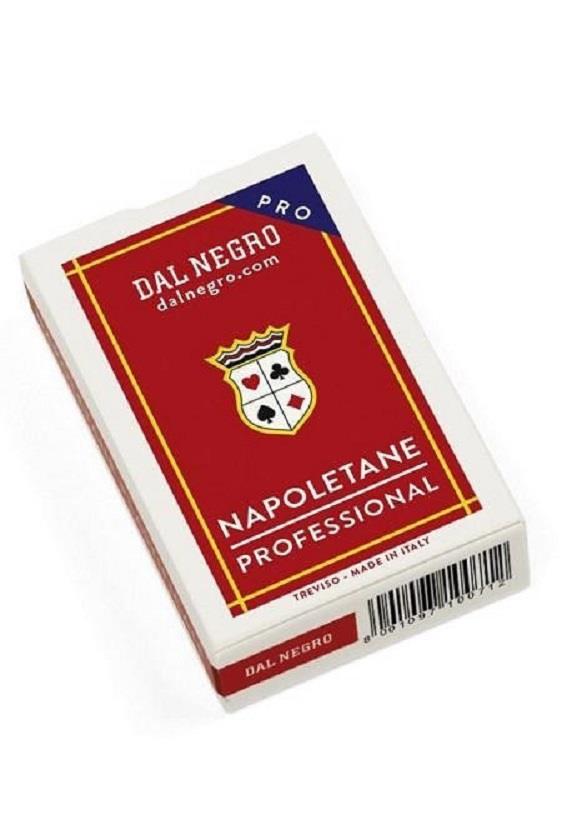 DAL NEGRO CARTE NAPOLETANE N°82 PRO - ASTUCCIO ROSSO 015002