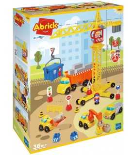 Abrick - Cantiere con Gru 80 Pezzi