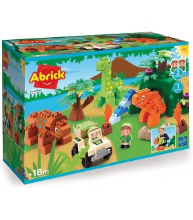 Abrick Dinoland con 2 personaggi e 1 veicolo