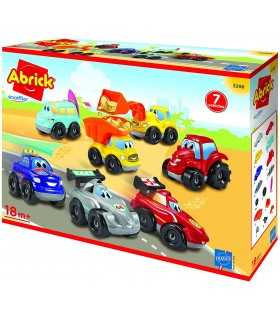 Abrick Fast Car Set con 7 Veicoli