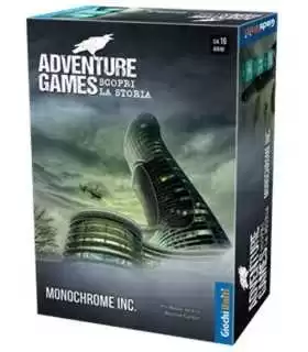 Adventure Games - Monochrome Inc. | Gioco di Avventura per 1-4 Giocatori | Esplorazione e Deduzione | 75 Minuti di Divertimento