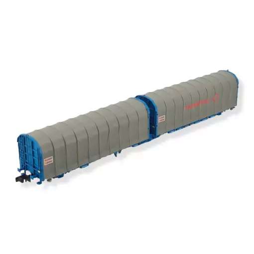 Set di 2 carri coperti - MFTrain 33078 - Lails Transfesa - N 1/160 - Ep VI - 2R