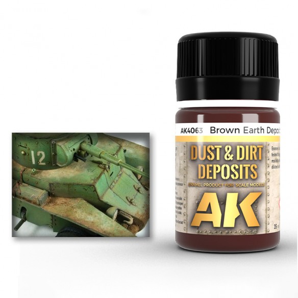 AK Enamel - Brown Earth Deposit (35ml) - AK4063