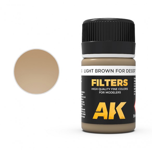 AK Filters - Light Brown for Desert Yellow (35ml) - AK065