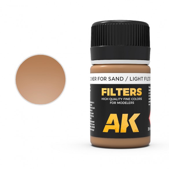 AK Filters - Ocher for Sand / Light Filter for Wood (35ml) - AK261