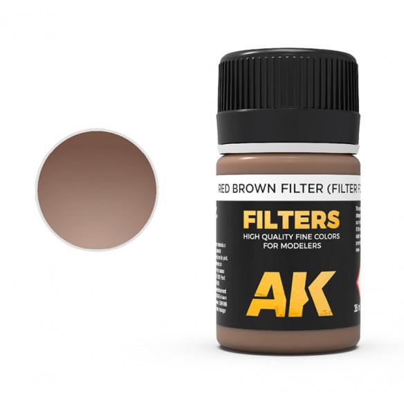 AK Filters - Red Brown Filter (Filter for Wood) (35ml) - AK262