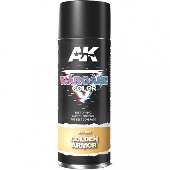 AK Spray - Golden Armor Wargame Color (400 ml) - AK1052