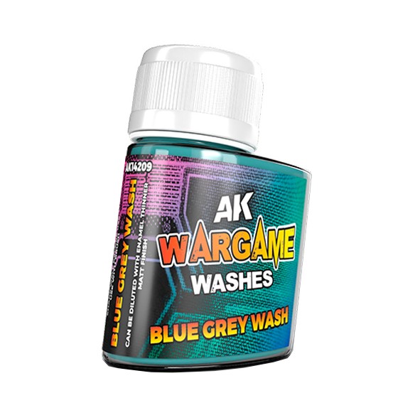 AK Wargame Washes - Blue Grey Wash (35ml) - AK14209