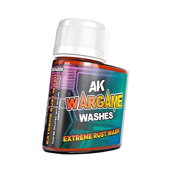 AK Wargame Washes - Extreme Rust Wash (35ml) - AK14205