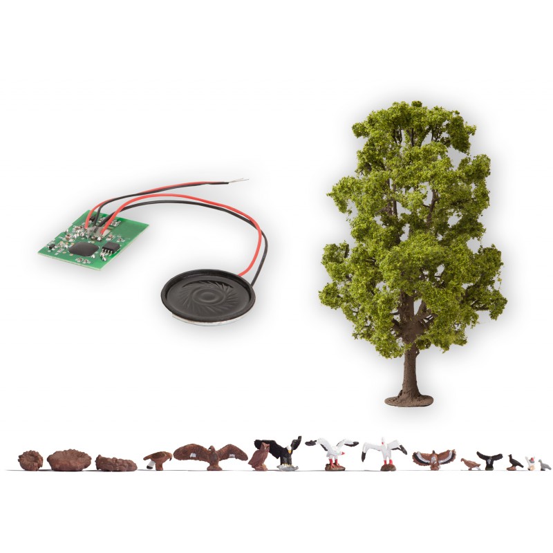 Albero con cinguettio di uccelli. NOCH 21782