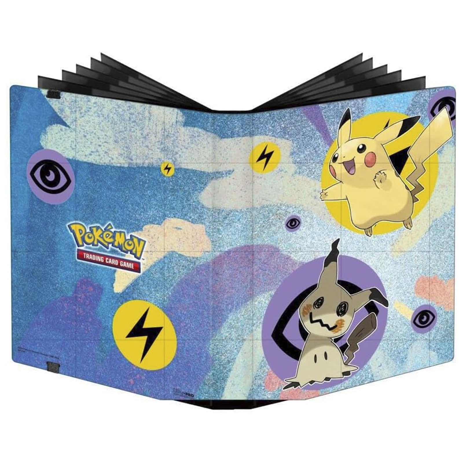 Album Raccoglitore 9 tasche 180 carte Top Load - Ufficiale Pokemon - Pikachu e Mimikyu - ULTRA PRO