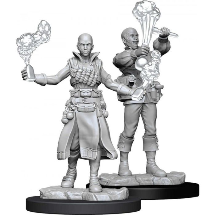 Alchimista Umano Femmina - 2 Miniature Pathfinder Deep Cuts W15