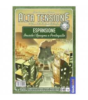 Alta Tensione - Espansione Brasile/Spagna/Portogallo: Strategia Eolica vs Nucleare, Gioco di Controllo Territorio, 2-6 Giocatori