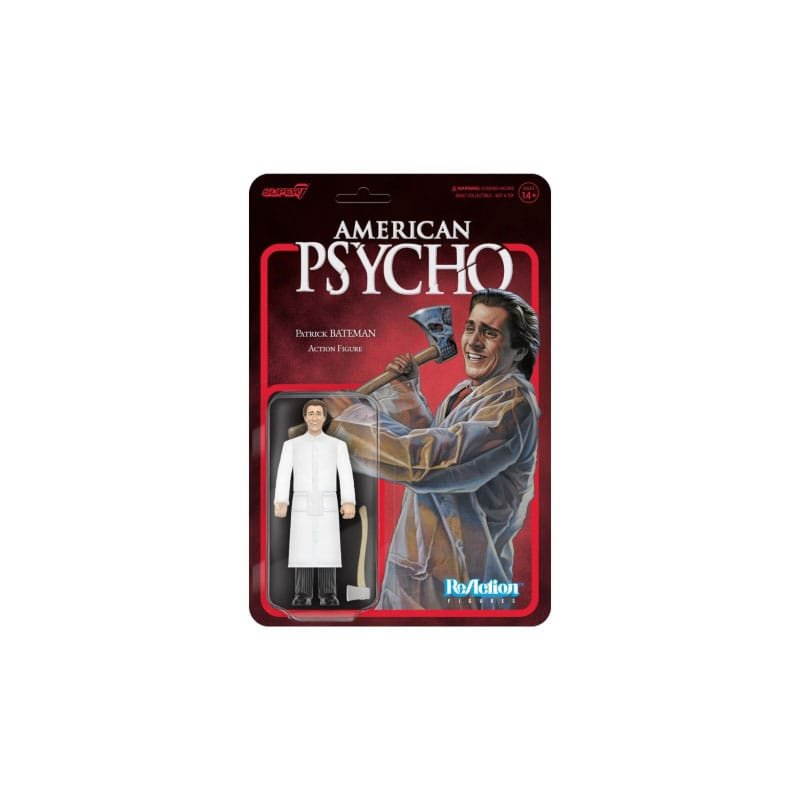 American Psycho (2000) ReAction Action Figure Wave 01 Patrick Bateman (Raincoat) 10 cm