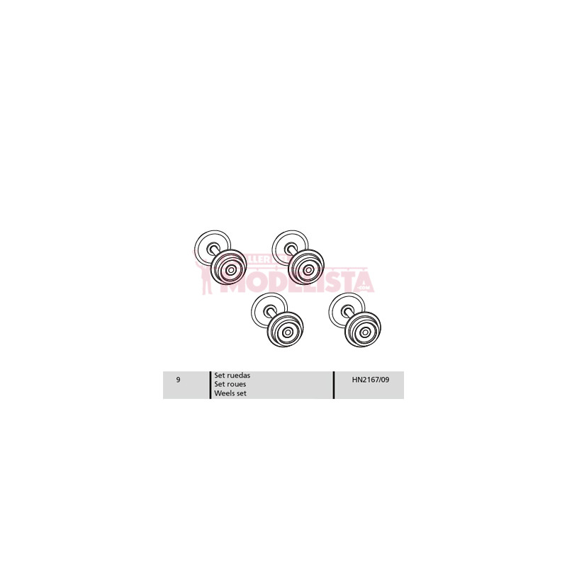 Assali senza ingranaggi per RENFE 592. ARNOLD HN2167/09