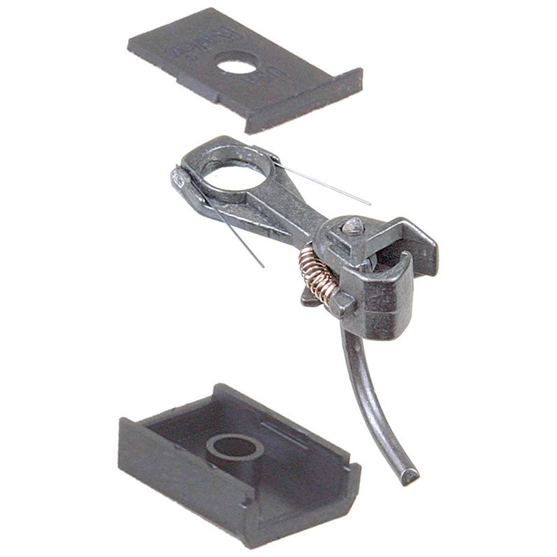 Gancio corto in metallo con testa tipo "Whisker" (x4). KADEE 143