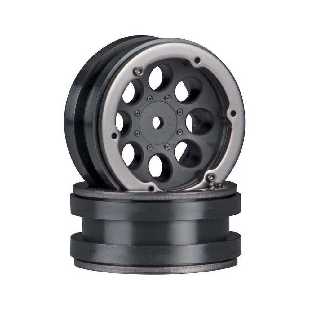 Axial Coppia cerchi 1.9 8-Hole Beadlock Wheels nero AX8087 (art. AXIC8087)