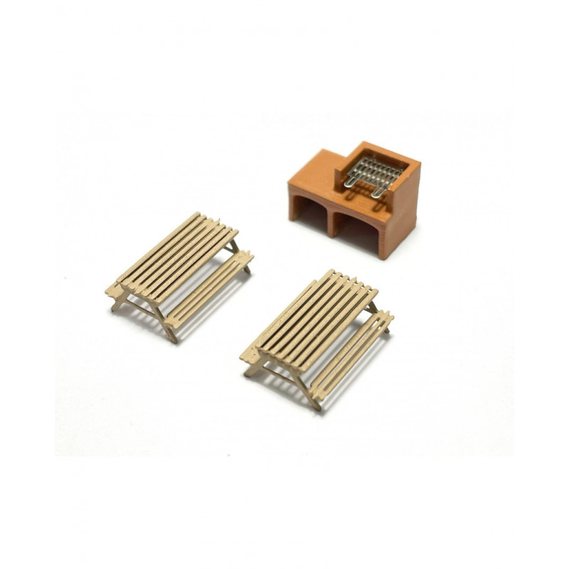 Barbecue e tavoli in mattoni. N-Train 211.023