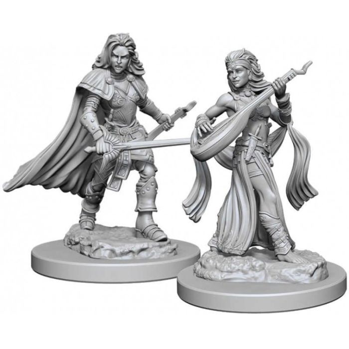 Bardo Umano Femmina - 2 Miniature Pathfinder Deep Cuts