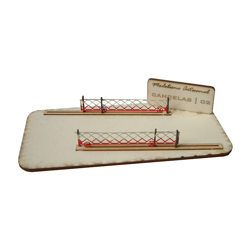 Barriere di passaggio a livello scorrevoli. MODELISMO ARTESANAL MA_ACCESS_04