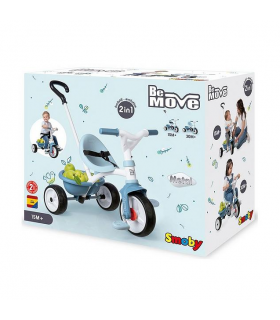 Be Move - Triciclo Azzurro con Ruote Silenziose