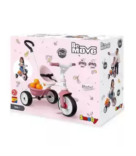 Be Move - Triciclo Rosa con Ruote Silenziose
