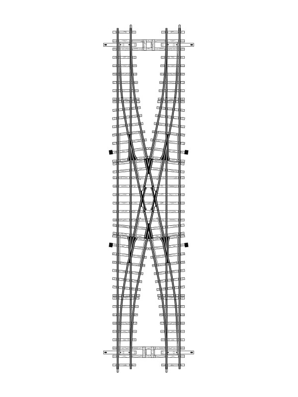 BEMO 4214000 Scala HOm Binario incrociato parallelo 12° manuale
