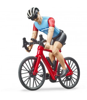 Bicicletta da strada con ciclista