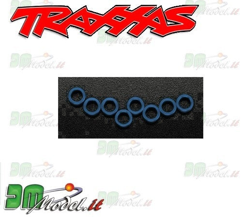 Traxxas Aluminum Pushrod Spacer Revo (8) blue