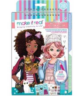 Blocco da Disegno Stilista: Fashion Design Gattina Adorabile