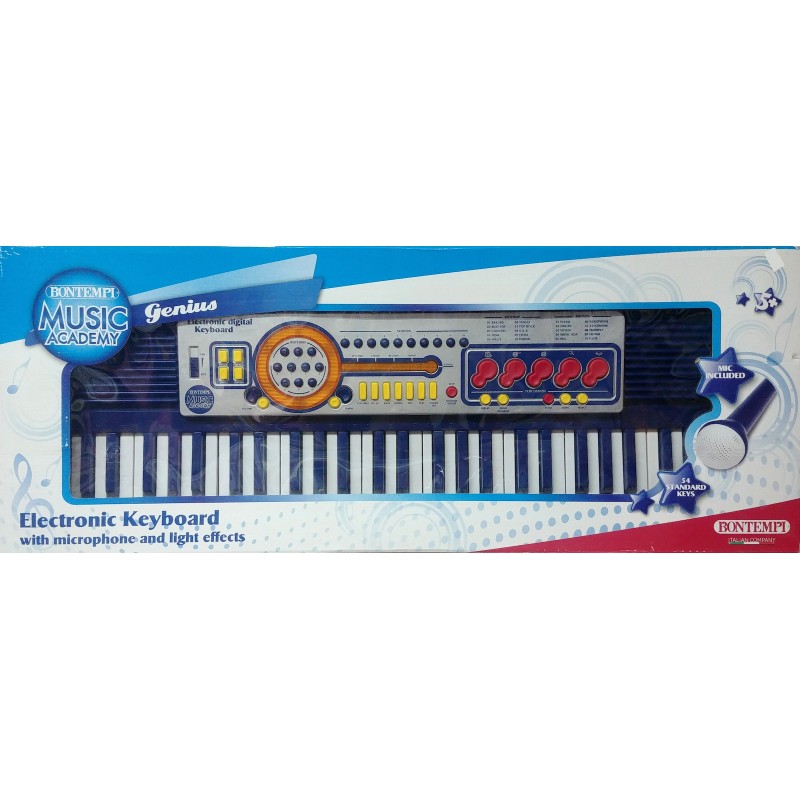 BONTEMPI - Tastiera 54 Tasti con Microfono e Effetti Luminosi - KT5450