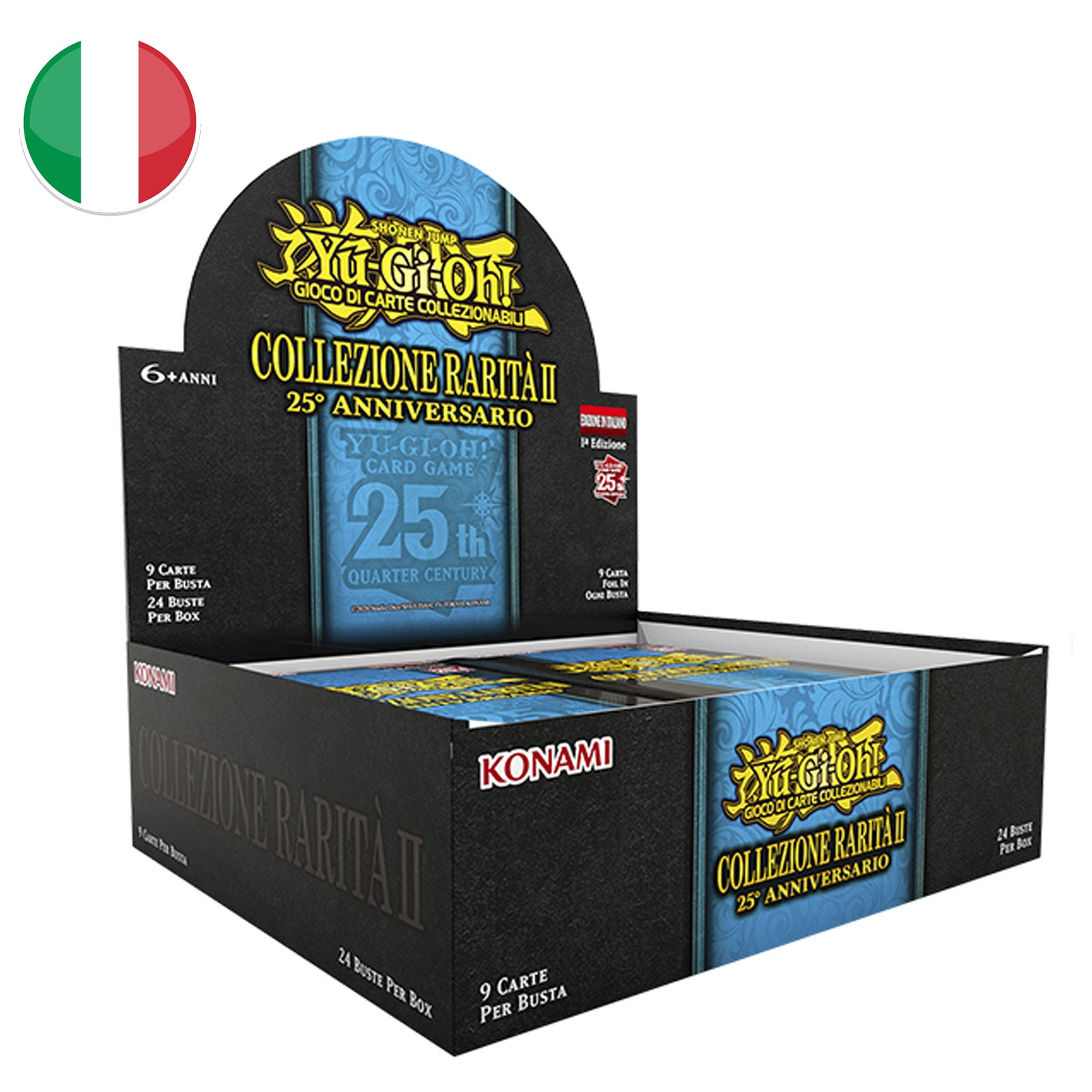 Box Display 24 Bustine Yu-Gi-Oh! Collezione Rarità II 25° Anniversario - 1a Edizione - ITA