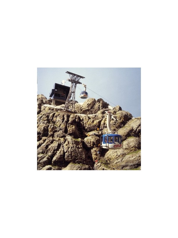 BRAWA 6331 Scala HO Funivia Titlis-Bahn modello Exclusiv (comprensiva di stazioni di partenza e arrivo)