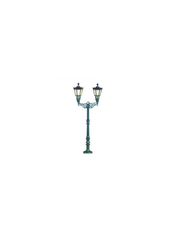 BRAWA 5226 Scala HO Lampione stradale a due luci alto mm. 90