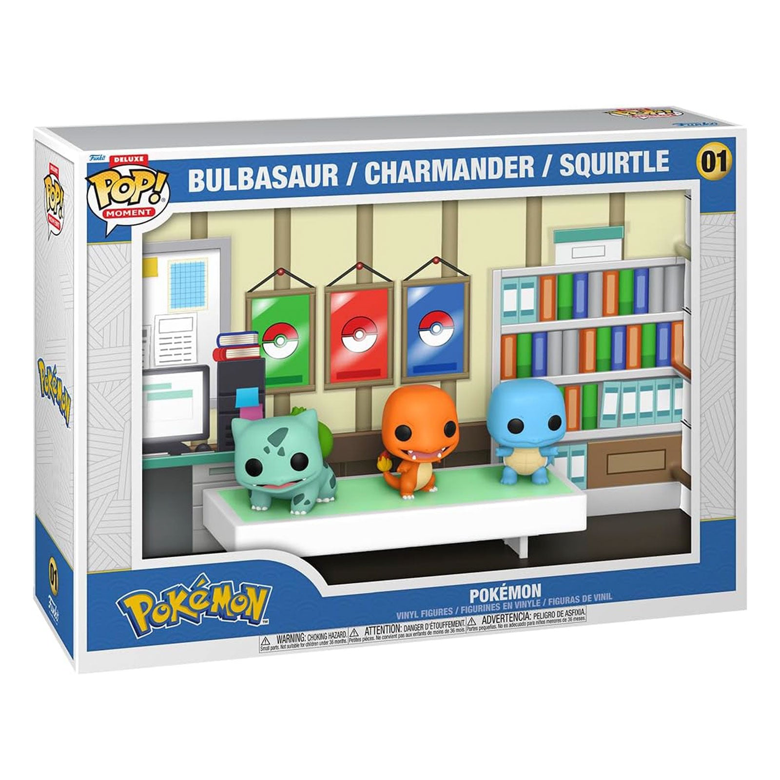 Bulbasaur Charmander Squirtle 01 Funko Deluxe POP! Moment Pokemon