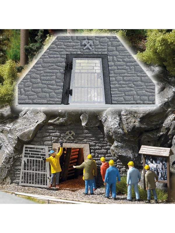 BUSCH 1472 Scala HO Ingresso della miniera per minatori o visitatori turistici