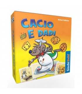 Cacio e Dadi - Gioco di Dadi Divertente per Famiglie, Sfida la Fortuna per 2-5 Giocatori, Durata 30 Minuti - Giochi Uniti
