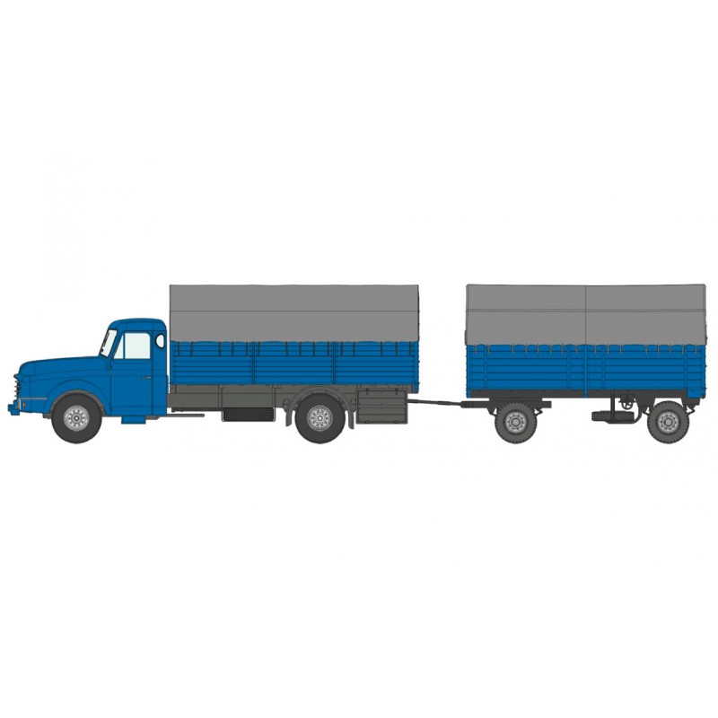 Camion Willeme con doppio rimorchio. REE MODELES CB-106