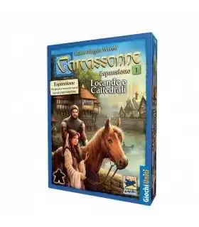 Carcassonne: Locande e Cattedrali - Espansione Strategica per Gioco da Tavolo, 2-6 Giocatori, Divertimento Medievale di 60 Minut