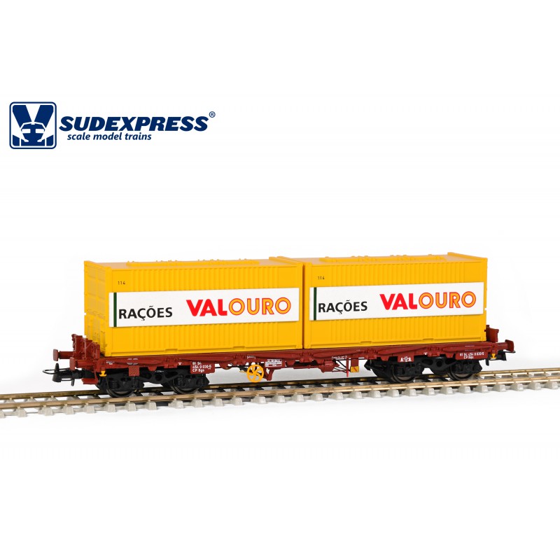 Carro CP Sgs, con contenitori "RAÇOES VALOURO". SUDEXPRESS S454030
