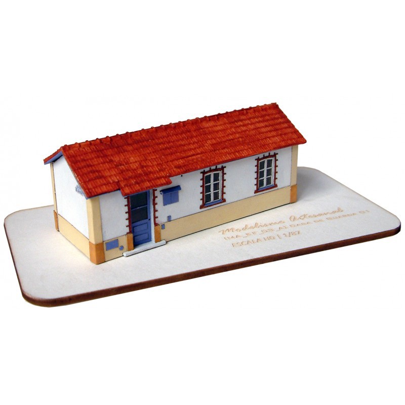Casa della guardia. Tipo I. MODELISMO ARTESANAL MA_EF_03_A
