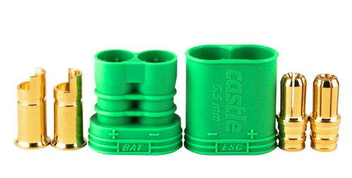 Connettore Castle 6,5 mm maschio/femmina 011-0053-00