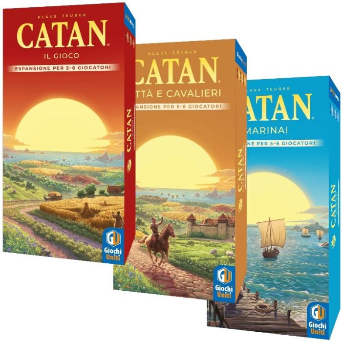 Catan - Set 3 Espansioni 5-6 Giocatori | Medium Bundle