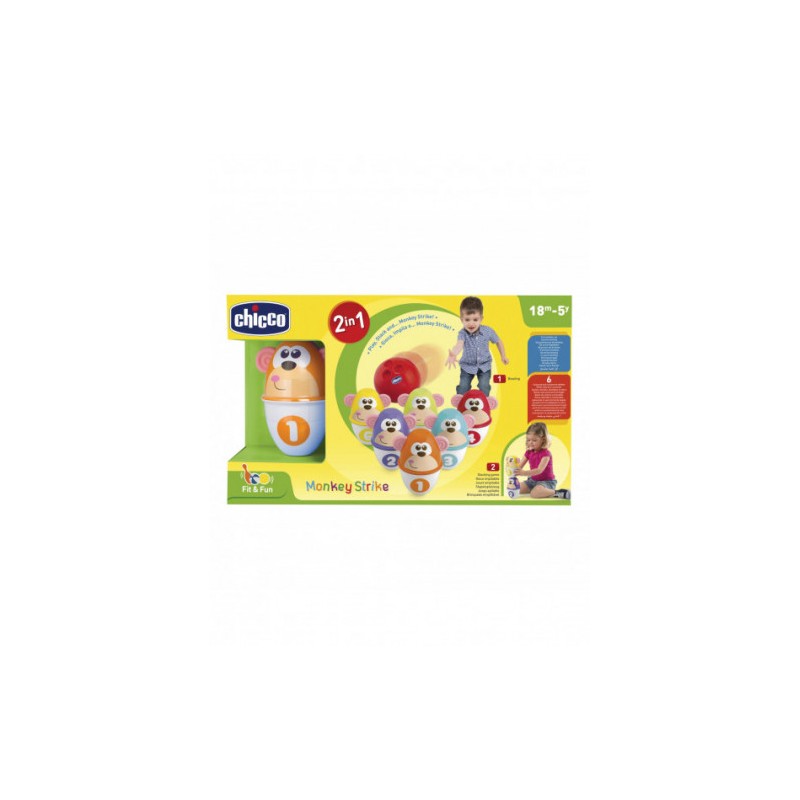 CHICCO - Bowling Monkey Strike - 82679