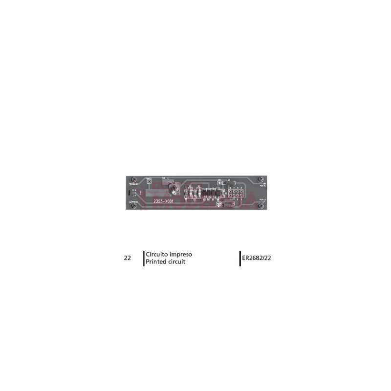 Circuito stampato per 269. ELECTROTREN - Repuestos ER2682/22
