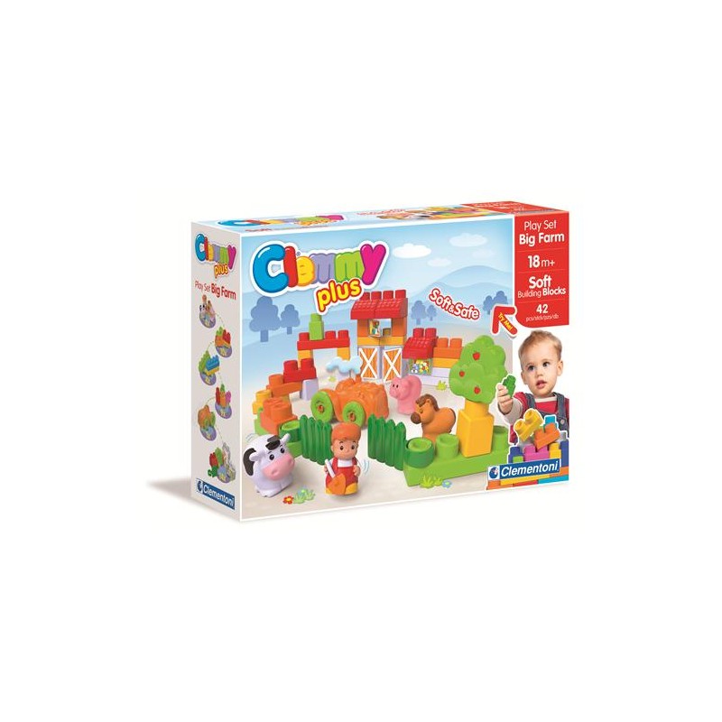 CLEMENTONI - Clemmy Plus Mattoncini Fattoria - 14876