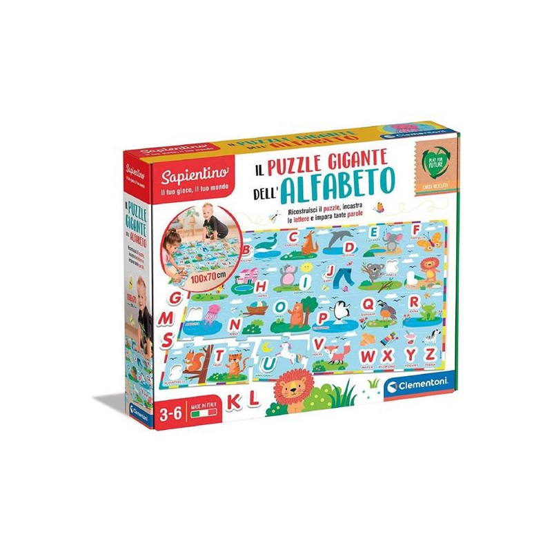 CLEMENTONI - Sapientino Puzzle Gigante dell'Alfabeto - 16437