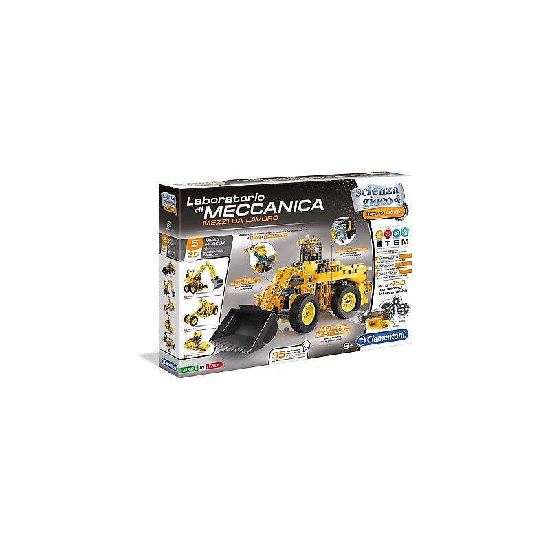 CLEMENTONI - Scienza & Gioco Laboratorio di Meccanica Mezzi da Lavoro - 13960