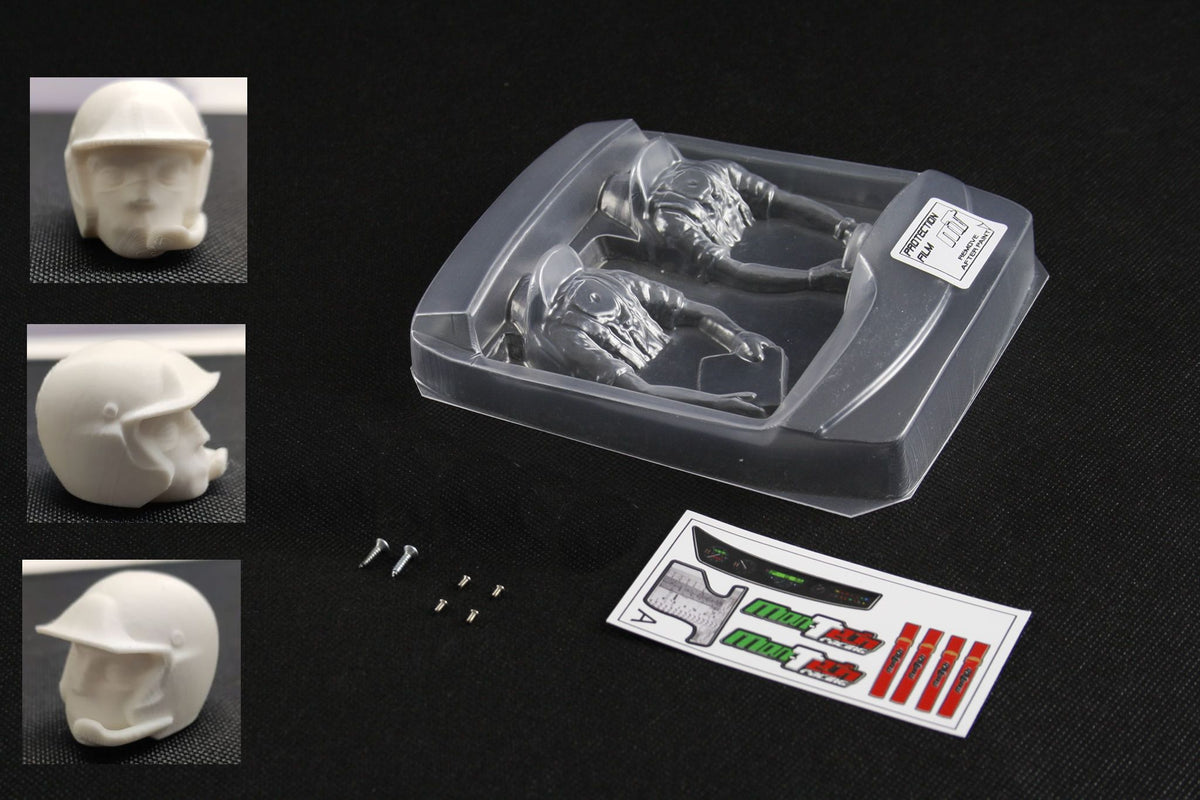 Abitacolo per carrozzerie A per Crawler e Scaler Caschi Rally