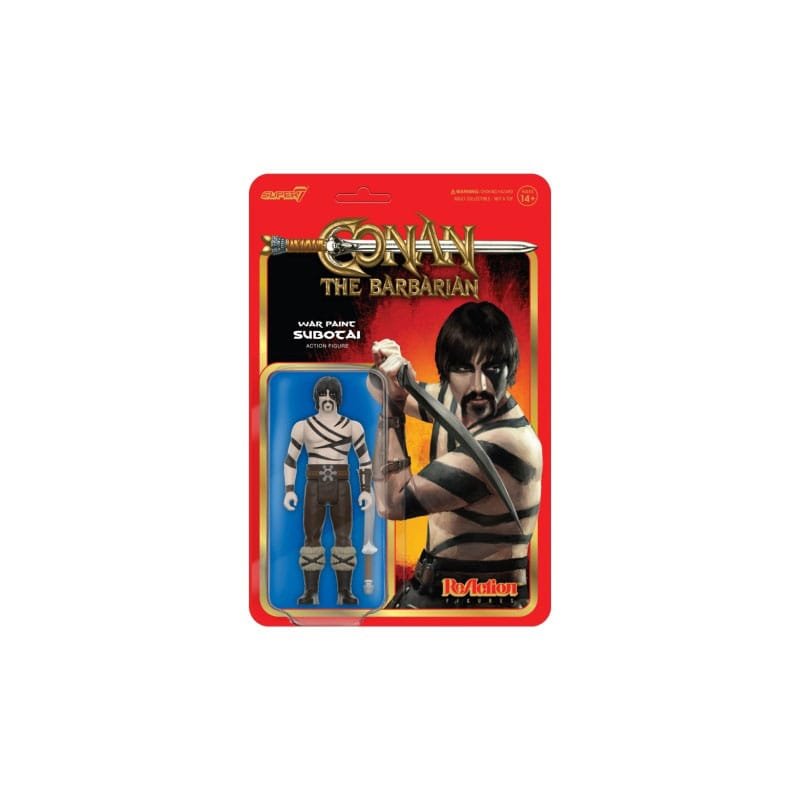 Conan The Barbarian ReAction Action Figure Wave 02 Subotai (War Paint) 10 cm